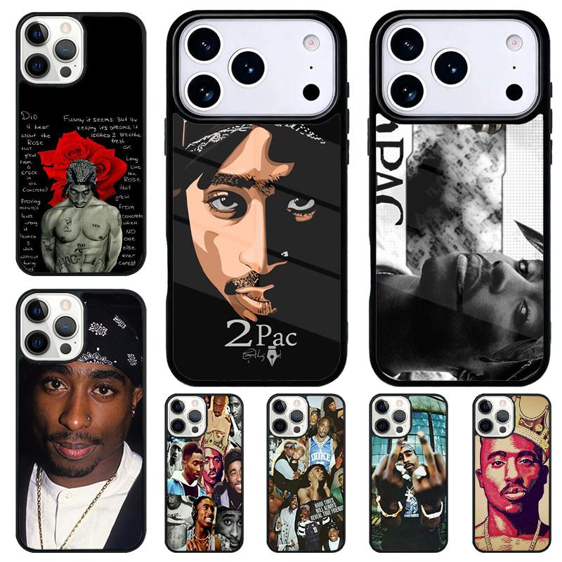 Чехол для телефона Freddo 2Pac Tupac Shakur для iPhone 17 Air 16 15 11 12 14 13 Pro Max Ударопрочный чехол