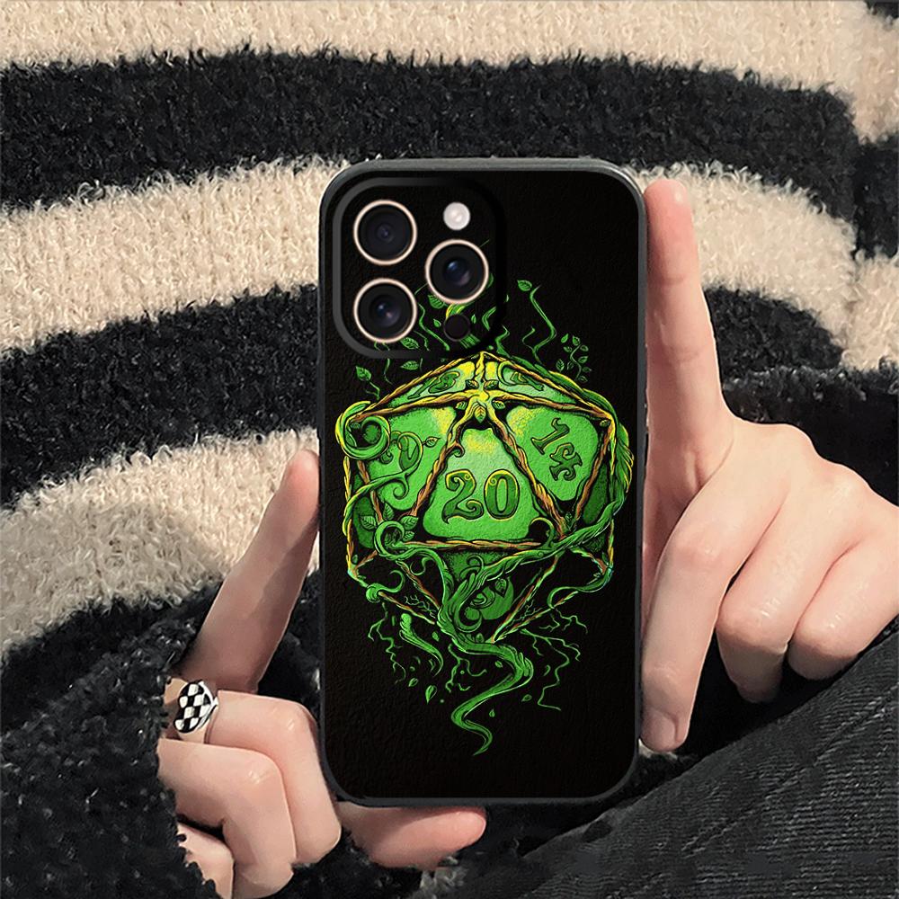 Dungeons Dragons dnd крутая игра Чехол для телефона Для iPhone 17 16 e 15 14 13 12 Plus Mini Pro Max Мягкий черный Ударопрочный чехол