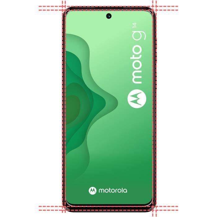 Verre Trempé pour Motorola Moto G14 [Pack 2] Film Vitre Protection Ecran Phonillico®