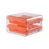 Household Refrigerator Drawer Style Egg Boxes Food Grade Preservation Organization Plastic Kitchen Egg Double-Layer Storage Box