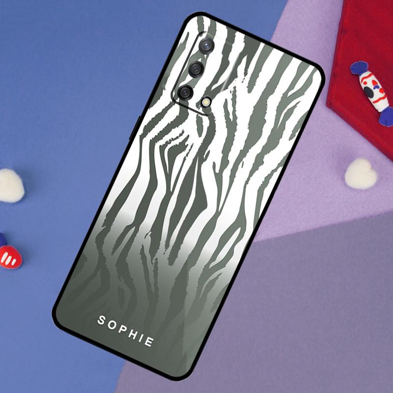 Персонализированный чехол с инициалами, кожаный леопардовый для OPPO A57S A54S A96 A76 A16 A5 A9 A53 A15 A17 A18 A58 A78 A98 A52 A72 A54 A74 A94