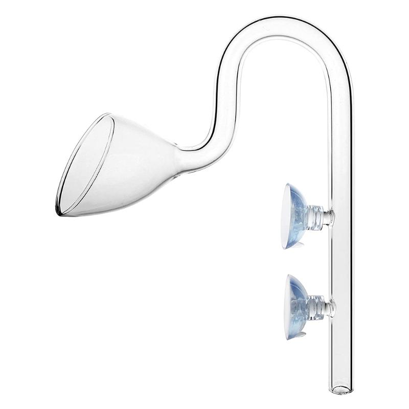 Аквариумный слив для воды, отток воды, фильтр Lily Pipe, аксессуары 10 мм, 13 мм, 17 мм, прозрачное стекло с присосками