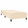 Sommier à lattes et matelas - Maison Exclusive - 90x190 cm - Tête de lit réglable - Crème - 1 place