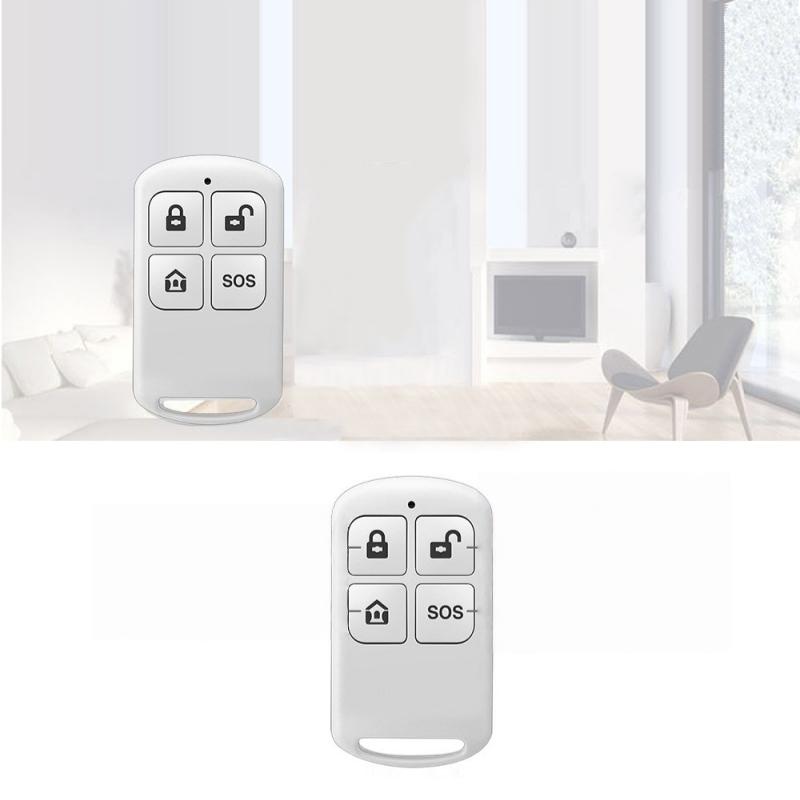 1Pcs Remotely Arm / Disarm Home Burglar Security Alarm System 433Mhz Wireless Remote Control Detector For G30 Pg103 107