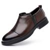 Men's Fashion Trends Leather Loafers Shoes Men's Formal Party Business Negotiation Social Office Shoes Comfort Round Toe Shoes