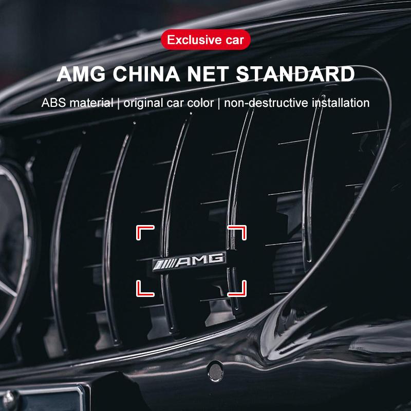 3D Эмблема Наклейка для Стайлинга Автомобиля для Mercedes Benz AMG - Украшение Решетки Радиатора