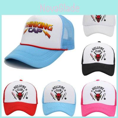 Бейсболка Stranger Things Thinking Cap в стиле ретро с уникальным дизайном, ограниченная серия, регулируемая, подходит для мужчин, женщин и детей.