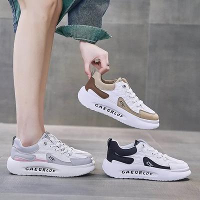 Женские спортивные кроссовки для бега на удобной плоской подошве, дизайнерские теннисные женские вулканизированные белые туфли, женские кроссовки, обувь