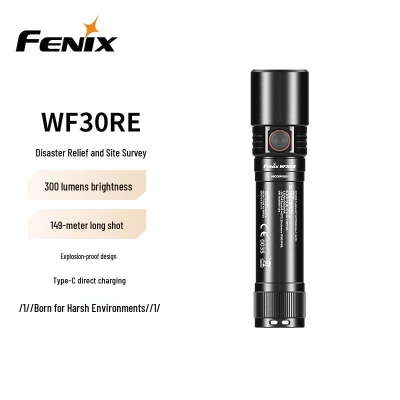 Взрывозащищенный фонарь Fenix WF30RE 2025 с искробезопасностью