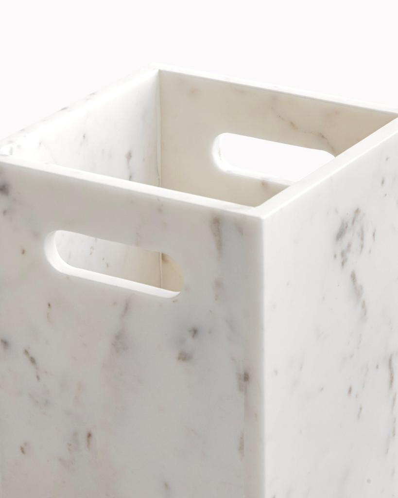 Мраморная корзина для мусора / урна
