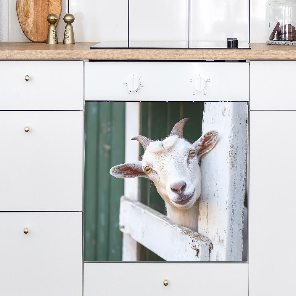 Наклейка на кухонную духовку Lamb Home Beautification Декоративная настенная наклейка