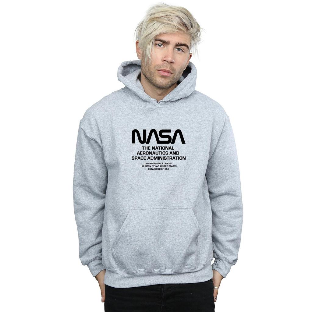 NASA Mens Worm Blurb Hoodie