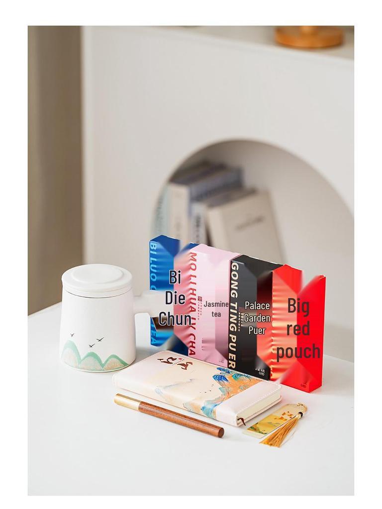 Керамический набор кружек для офиса - Сувенир для сотрудников с логотипом для ежегодных деловых встреч и корпоративных подарков