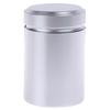 1X Silver Airtight Proof Container Aluminum Herb Stash Metal Sealed Can Tea Jar