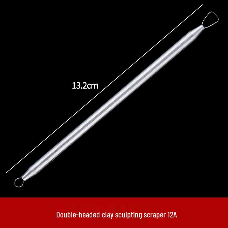 Набор из 12 инструментов для лепки и обрезки из нержавеющей стали