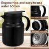 1000 ML Thermal Pot Large Capacity Insulated Water Pitcher 316 Stainless Steel Thermal Coffee Carafe with Detachable Tea Pots