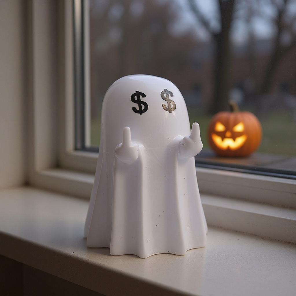 Halloween Middle Finger Love Ornaments Halloween Decoration