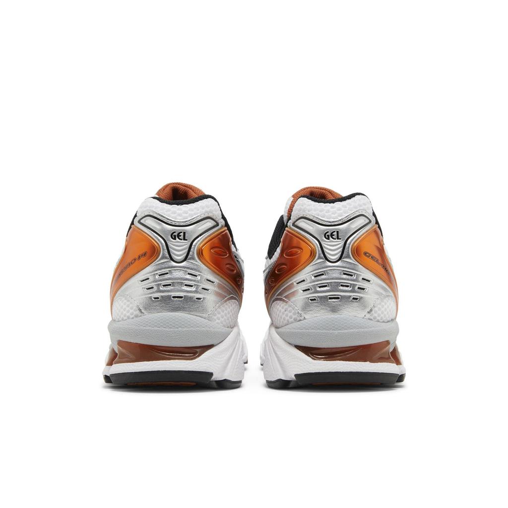 ASICS Gel Kayano 14 'Silver Piquant Orange' (Unisex) White / Piquant Orange Running Shoes 1201A019 109