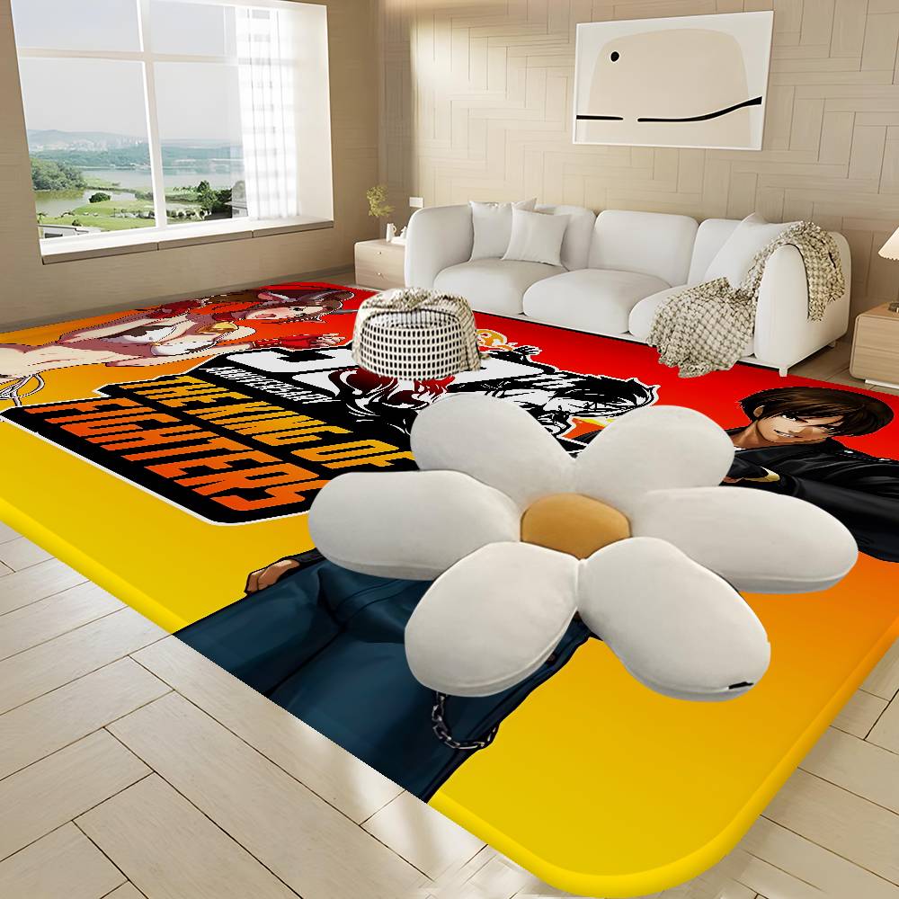 Game The King Of Fighters Hallway Carpet Non-Slip Laundry Room Mat Laundry Decor Balcony Child Living Room Bedside Area Rugs