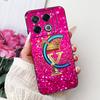 Для Infinix GT 20 Pro 2024 Новый модный чехол для телефона с короной и первой буквой Для Infinix GT20 Pro 5G X6871 Черный силиконовый мягкий чехол
