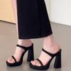 Fashion 2025Ladies High Heels Sandals Summer New Sexy Open Toe Sandals  Casual Fashion Sandalias Comfort Slippers Zapatos Mujer