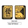 999 Pure Gold Wealth Cat Sticker: Prosperity Generator & Creative Gift for Mobile.