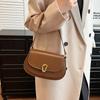 French Retro Women's One Shoulder Bag  Autumn New Versatile Crossbody Bags Texture Leather Underarm Bag Luxury Party Handbag