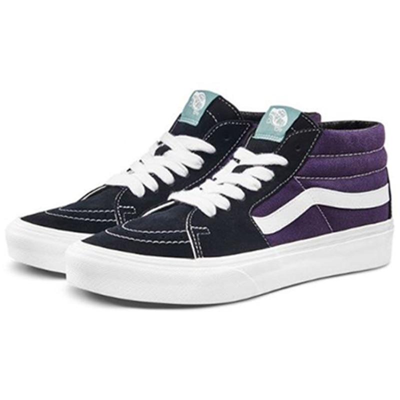 Vans SK8 Mid White Purple Vans VN0A3WM3VP7