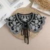 Women Fake Collar Shawl Wrap Decor Girls Floral Necklace Lapel Blouse Tops False Collars Dress Lapel Detachable Collar Shawl