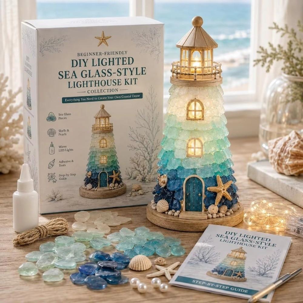 LED Lights Lighted Christmas Character Handmade Ocean Animal Art Making Home Decor