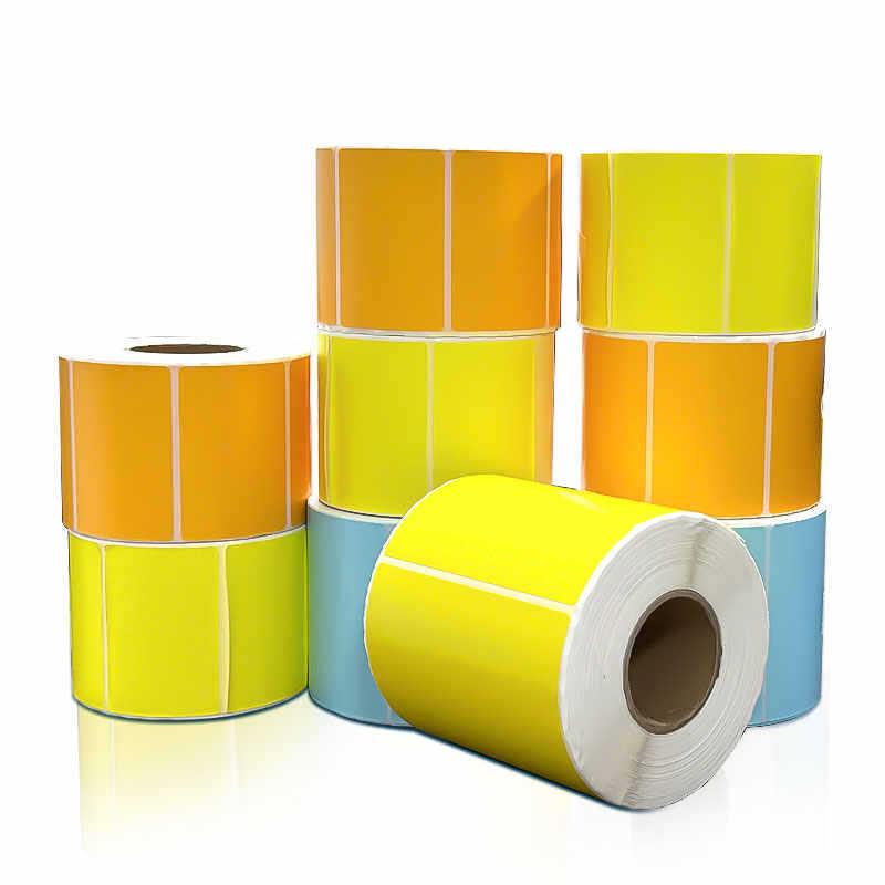 Color Five-Proof 70x50 Thermal Paper & Low-Temp Resistant 60x40 Barcode Label