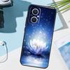Чехол с цветами лотоса сине-белыми для OPPO Reno 14F 13F 12F 11F 8T 7 8 Lite 10 11 12 13 14 OPPO Find X9 X8 X5 X6 Pro
