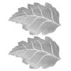 2Pcs Non-Slip PVC Table Mat Anti-stain Decorative Table Mat Tableware Pad  Table Decoration