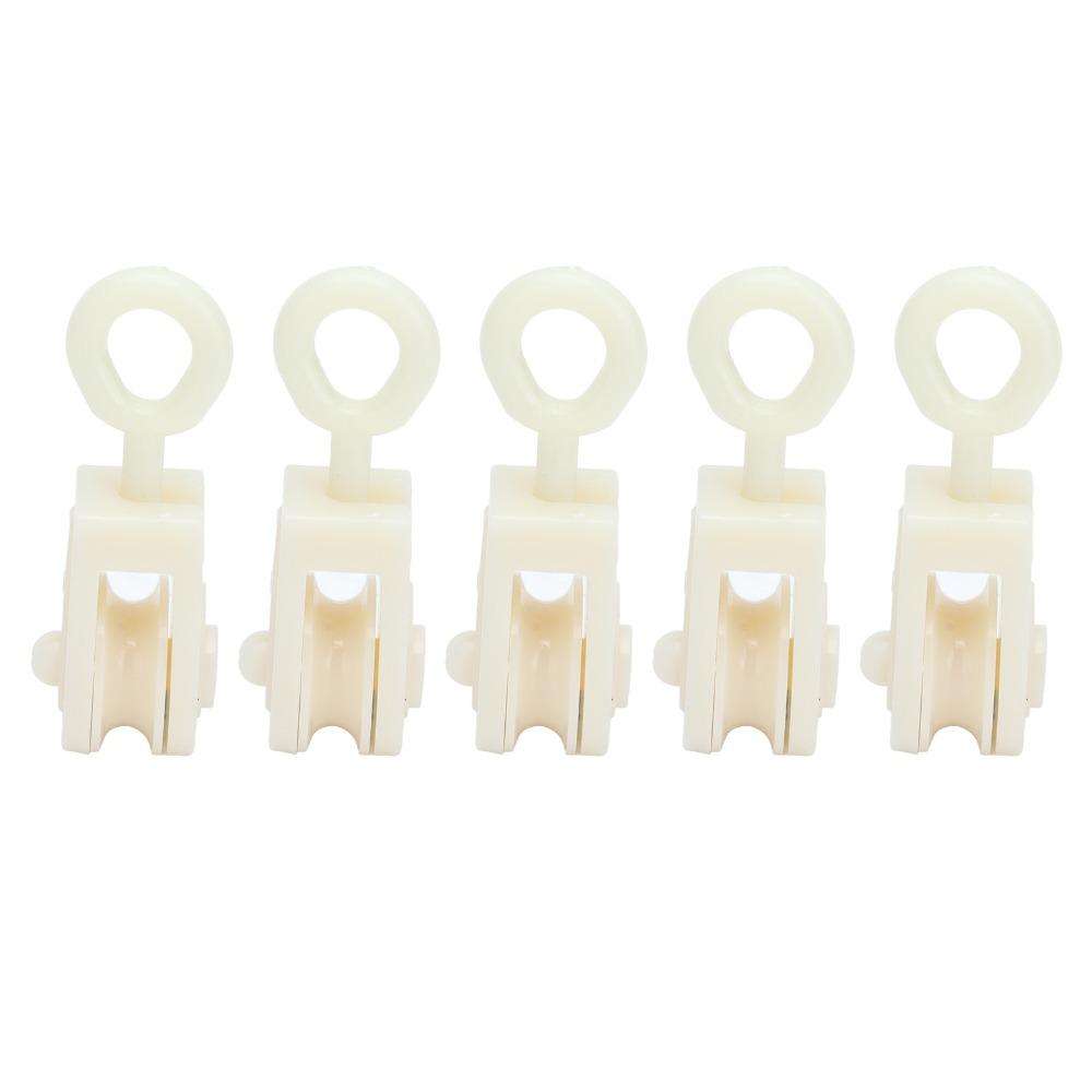 25pcs Plastic Fixed Pulley System Wear Resistant Chicken House Pulley Chicken House