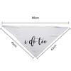 I Do Too Pet Dog Bandana Scarf Wedding Engagement Announcement Mr Mrs Getting Married Bridal Shower Photo Prop Decoration Gifts