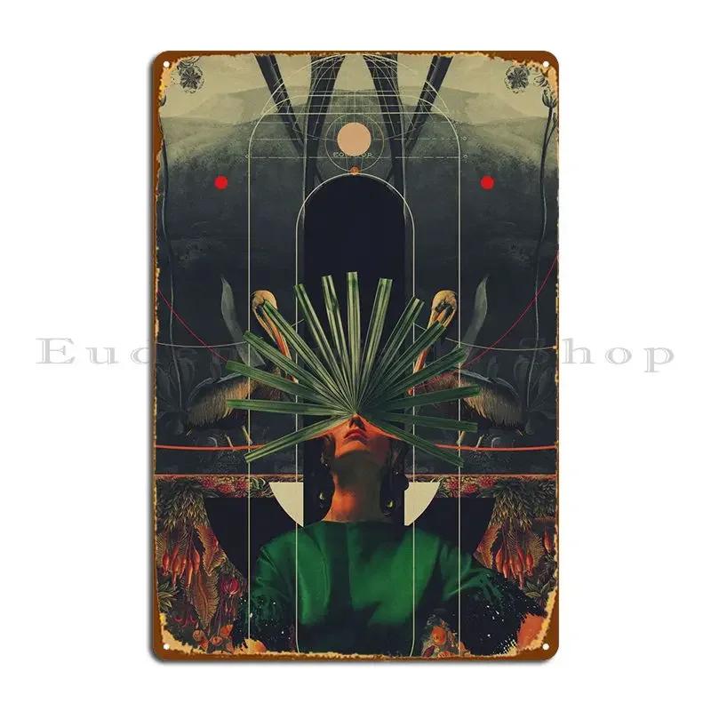 She Saw The Equator Metal Signs Retro Garage Personalized Kitchen Design Tin Sign Poster