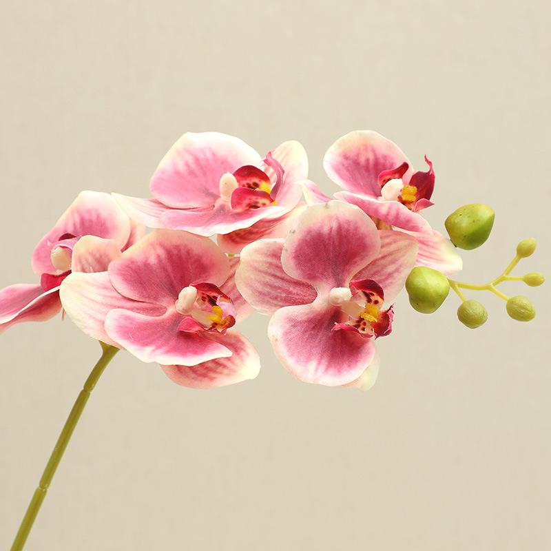 Ощущение рук, увлажняющее ощущение, бабочка, орхидея, имитация цветов, украшение для дома, гостиной, стола, украшения, искусственные цветы