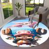One Piece Tony Tony Chopper Round Area Rug Carpet Rug For Living Room Bedroom Sofa Playroom Decor Nonslip Floor Mat