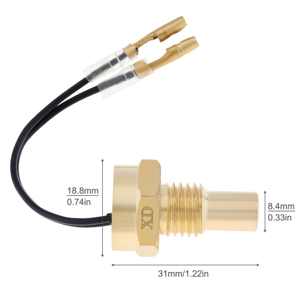 12 В/24 В 10/12/14/16/17/21 мм датчик температуры воды универсальный датчик температуры автомобиля 50 К штепсельная вилка для автомобиля