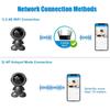 Беспроводная WIFI камера видеонаблюдения, ночное видение, PTZ, двусторонняя связь, умный сетевой робот-камера безопасности