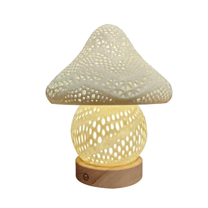 Перезаряжаемая настольная лампа Nu Feng Mushroom - светодиодная, 3 цвета