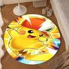 Pika And Friends In Spring Round Rug for Livingroom,Bedroom, Palyroom, Chair Rug, Area rug, Circle Carpet, Large Size Fan Christmas gift