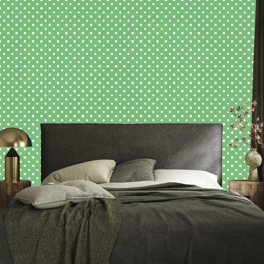Green Dots Wallpaper, a Clear Detail for the Living Room and Bedroom 50x1000