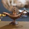 Aladdin Magic Lamp Metal Crafts Wishing Lamp Aromatherapy Stove Home Decoration Creative Ornaments Children's Gifts