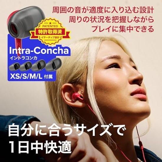 Игровые наушники-вкладыши HyperX Cloud Earbuds III, проводные, 3,5 мм, динамический драйвер 14 мм, запатентованная конструкция амбушюр intra-concha, встроенный микрофон, красный BN7S0AA