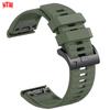 22 мм 26 мм Силиконовый спортивный ремешок QuickFit для Garmin Epix PRO instinct 3 Quatix/DELTA/TACTIX/Fenix 6XPro 7 E 8pro 5XPlus Браслет