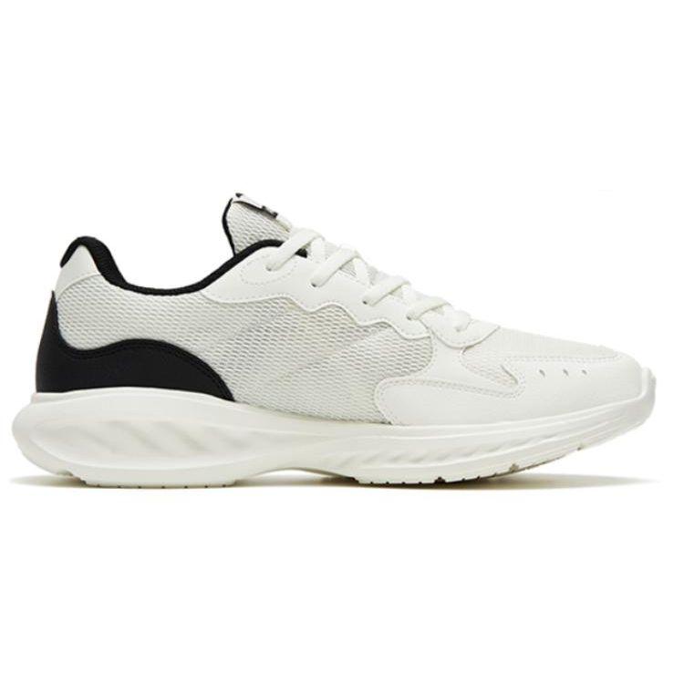 Anta Удобные повседневные амортизирующие нескользящие износостойкие низкие кроссовки для бега мужские кроссовки белые черные 912325571-4