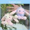 Endearing Cartoon Bunny Plush Toy Keychain With Soft Fabric For Decor Collectible