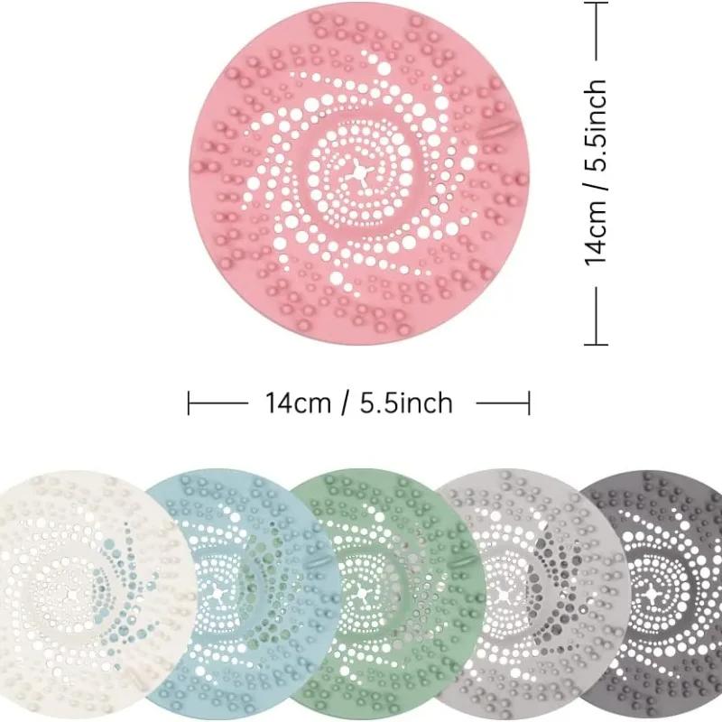1 шт., силиконовый сливной фильтр, бытовой фильтр для душа, напольный фильтр, фильтры для раковины, улавливатель волос для кухни, аксессуары для ванной комнаты