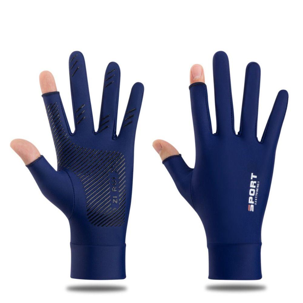 Breathable Sunscreen Gloves Thin Anti-UV Mittens Summer Cycling Driving Gloves Men Women